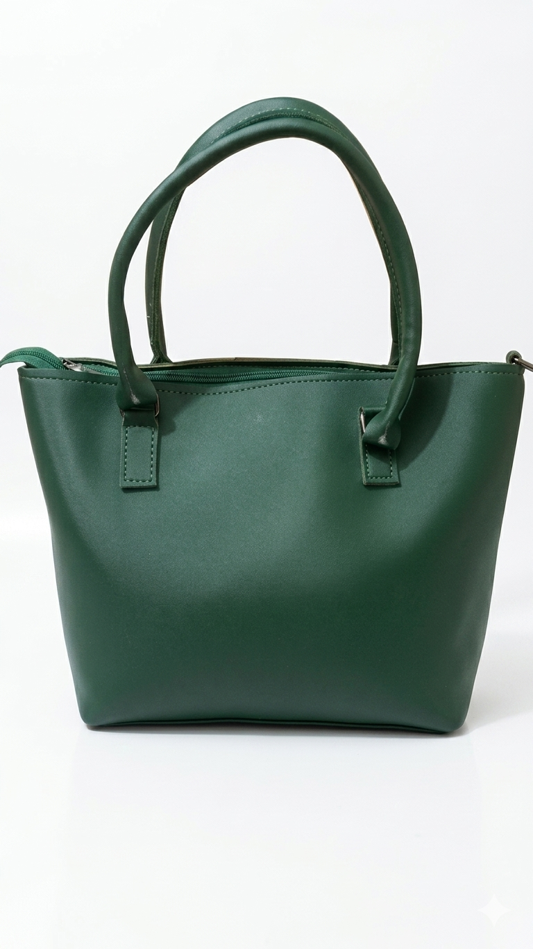 PU Leather Ladies Handbag (3 pieces)