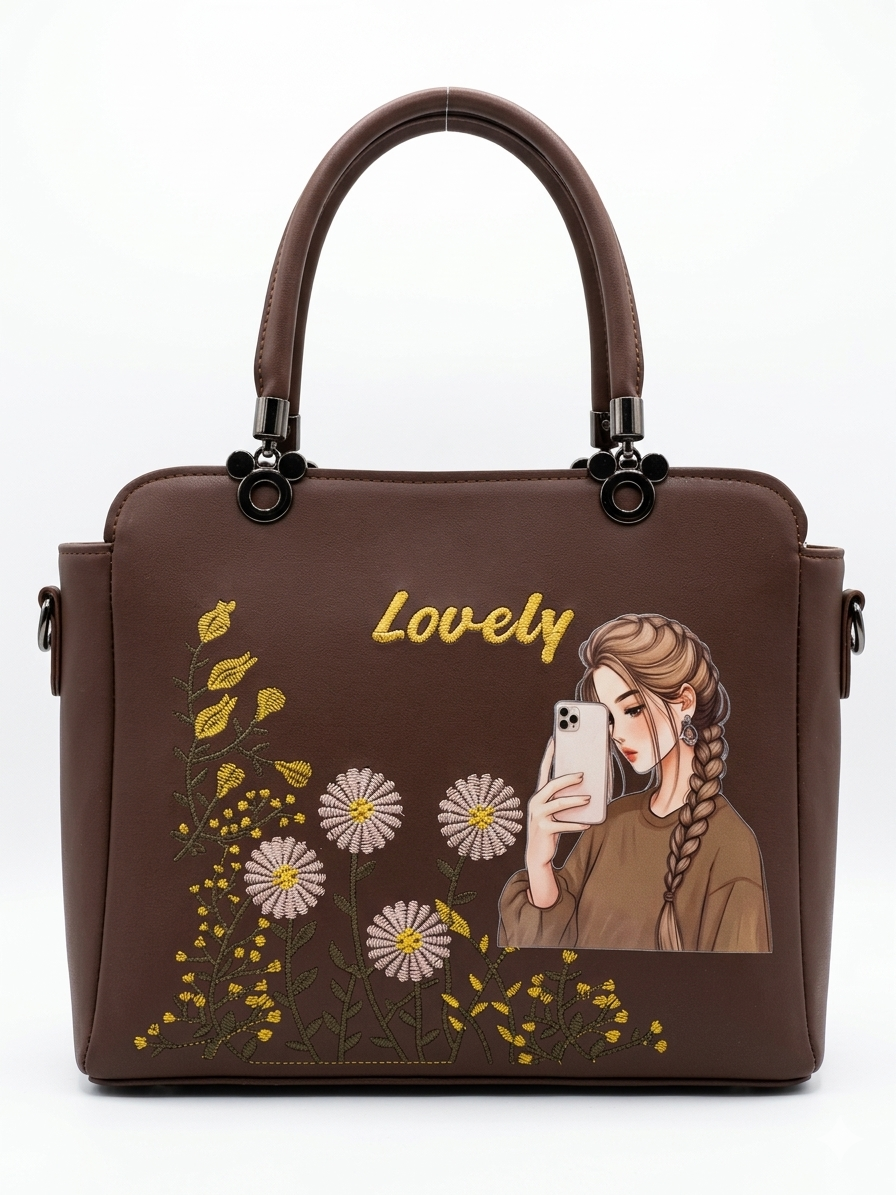 The Espresso Selfie Statement Bag