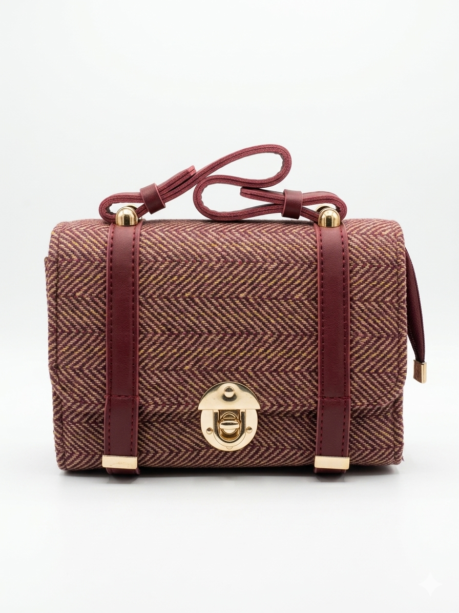Heritage Tweed Crossbody Bag