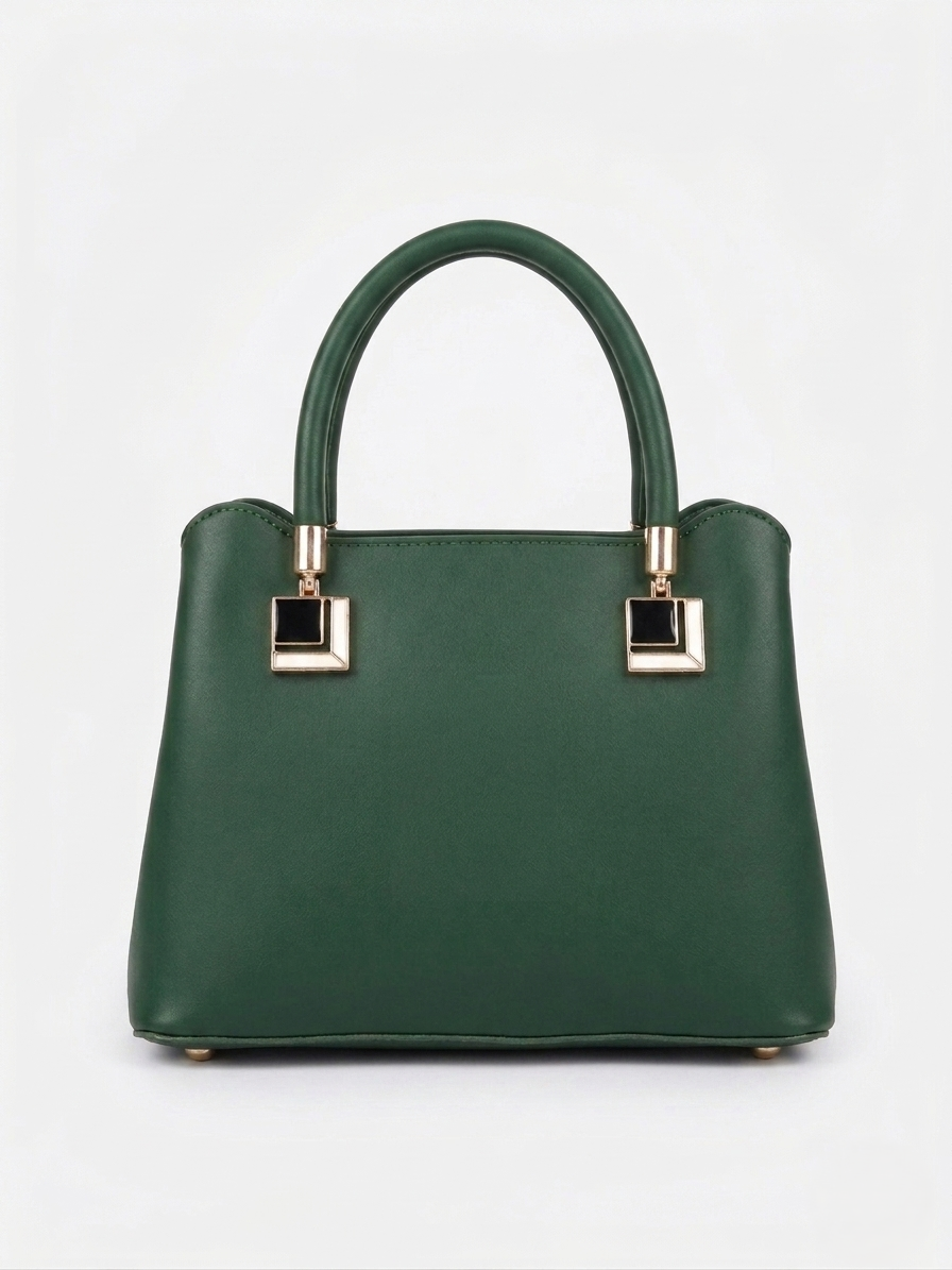 Forest Green Architectural Satchel